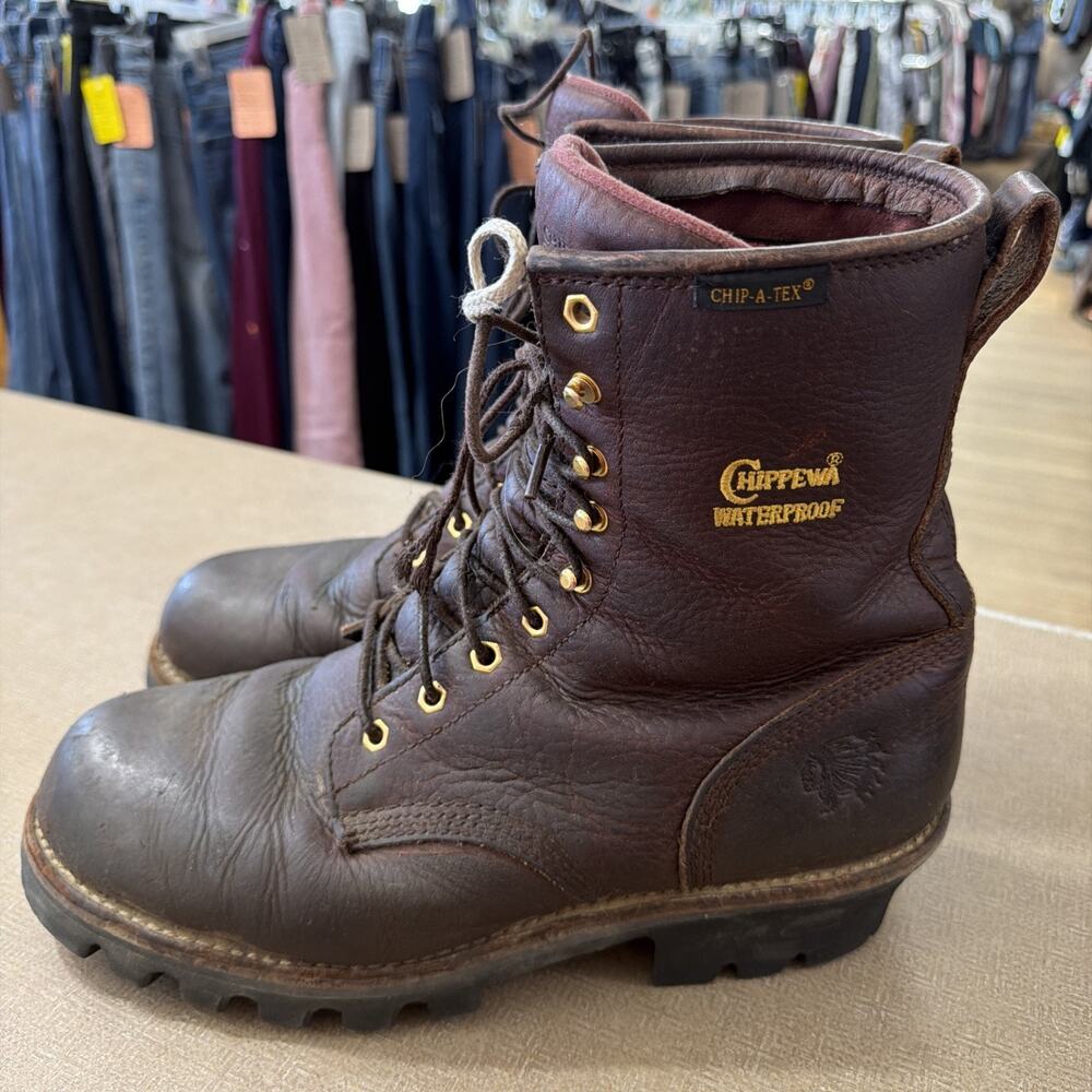 Chippewa Logger Boots Men’s Size 11 M Waterproof Leather